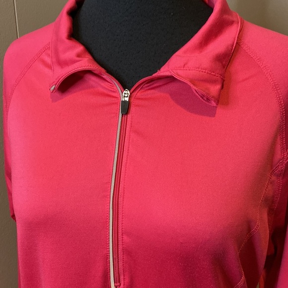 Danskin Now Women’s Large Pink 1/4 Zip Up Jacket - Picture 2 of 7